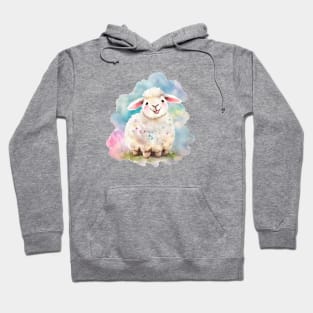 Cute lamb smiles Hoodie